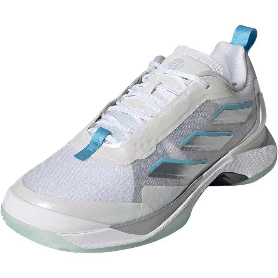 imageadidas Womens Avacourt Tennis ShoeCloud WhiteSilver MetallicBright C
