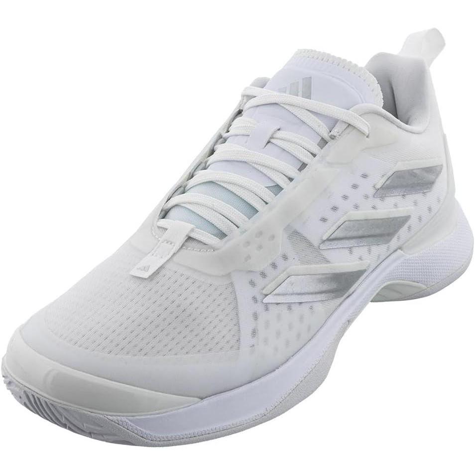 imageadidas Womens Avacourt Tennis ShoeWhiteSilver MetallicWhite