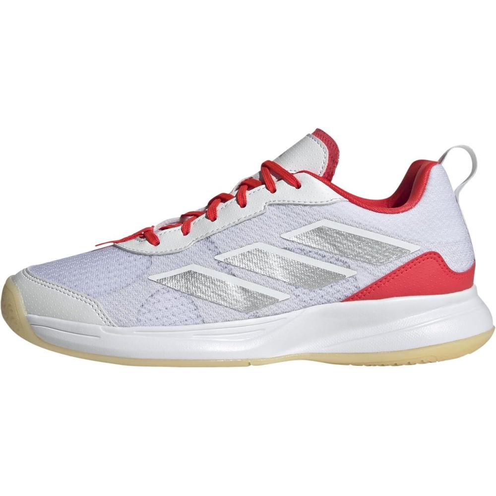 imageadidas Womens Avaflash SneakersSneakerFtwr White Silver Met Lucid Red