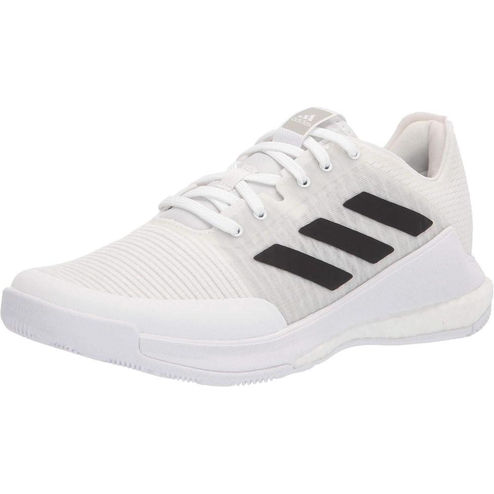 imageadidas Womens Crazyflight Mid ShoesWhiteBlackGrey