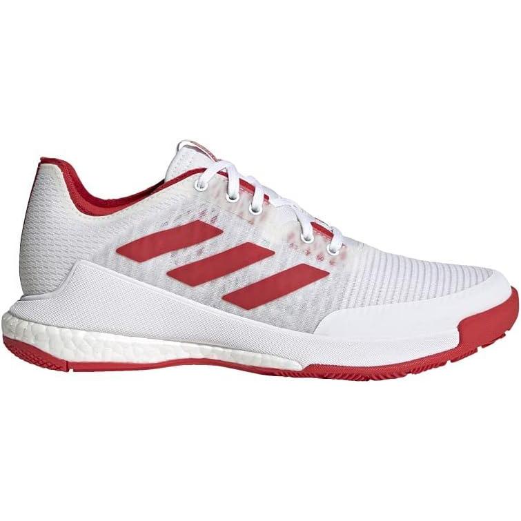 imageadidas Womens Crazyflight Mid ShoesWhiteTeam College RedWhite