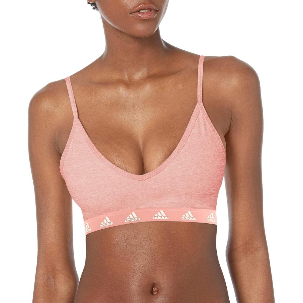 imageadidas Womens Everyday Cotton BraWonder Mauve