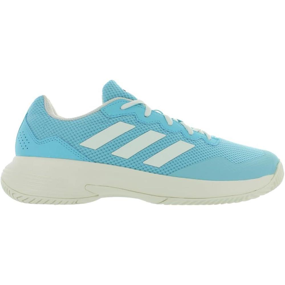 imageadidas Womens Gamecourt 2 WSneakerLight AquaOffwhiteBright Redblue