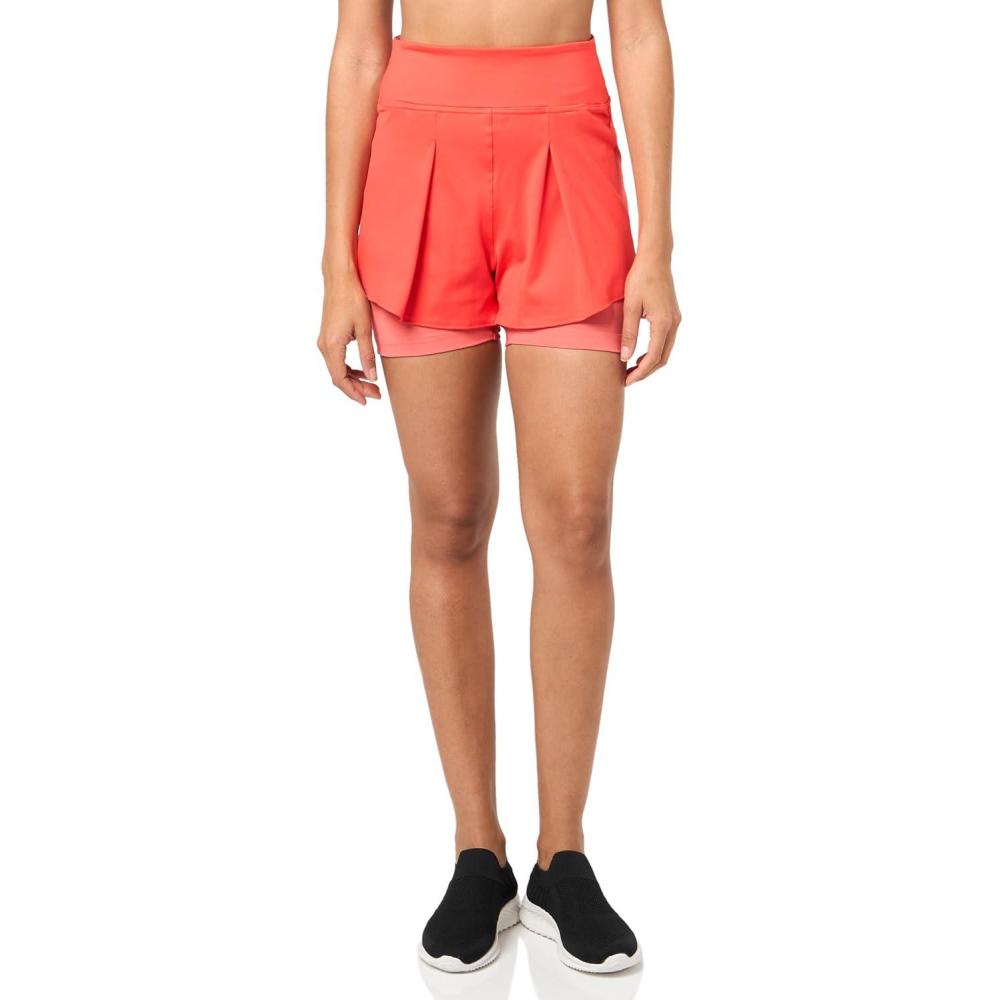 imageadidas Womens Tennis Match ShortsBright RedPreloved Scarlet