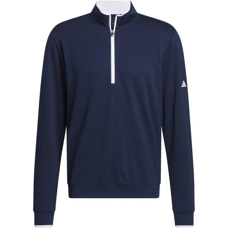 imageadidas mens Lightweight Halfzip TopCollegiate Navy