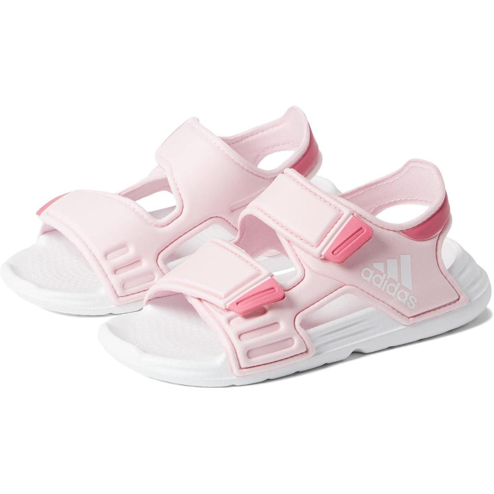 imageadidas unisexchild Water SandalClear PinkWhiteRose Tone