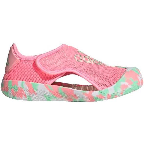 imageadidas unisexchild Water SandalCloud WhiteBeam PinkPulse Mint