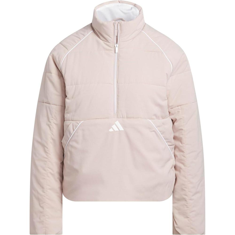 imageadidas womens Beyond Twistweave Quarterzip JacketWonder Taupe