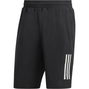 Mens Adidas Spring Club 3-Stripe Short(Black)