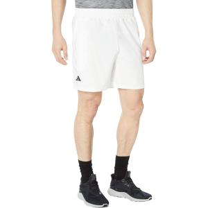 Mens Adidas Spring Club 3-Stripe Short(White)
