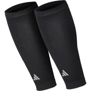 adidas Aeroready Compression Calf Sleeves, Lightweight, Moisture-Wicking Calf Compression Sleeves(Black V1)