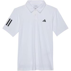 adidas Boys’ Club Tennis 3-Stripes Polo Shirt(White)