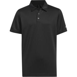 adidas Boys’ Performance Golf Polo Shirt(Black)