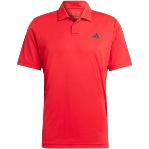adidas Men’s Club Tennis Polo Shirt(Better Scarlet)
