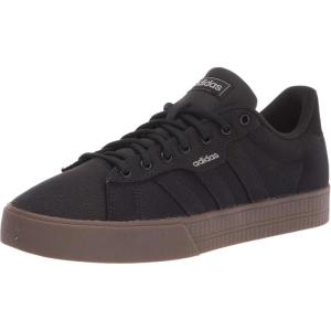adidas Men’s Daily 3.0 Sneaker(Black/Black/Gum)