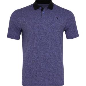 adidas Men’s Go-To Printed Golf Polo Shirt(Cobalt Blue)