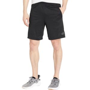 adidas Men’s Training Essentials Logo Training Shorts(Black/Black)