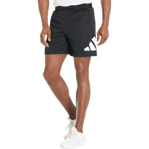 adidas Men’s Training Essentials Logo Training Shorts(Black/White)
