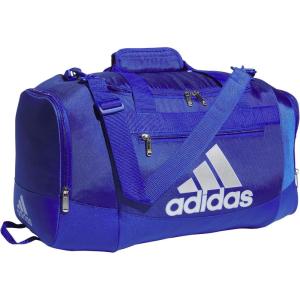 adidas Unisex Adult Defender 4.0 Gym Duffel Bag for Men and Women(Semi Lucid Blue/Silver Metallic/Blue Spark)