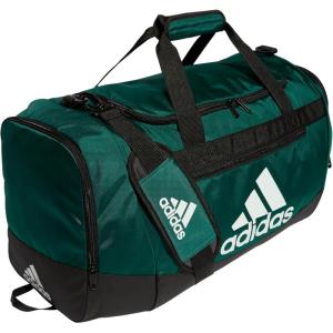 adidas Unisex Adult Defender 4.0 Gym Duffel Bag for Men and Women(Team Dark Green)