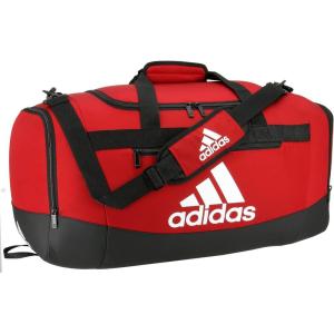 adidas Unisex Adult Defender 4.0 Gym Duffel Bag for Men and Women(Team Power Red)