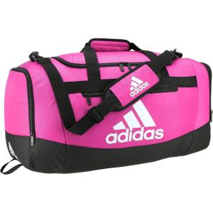 adidas Unisex Adult Defender 4.0 Gym Duffel Bag for Men and Women(Team Shock Pink)