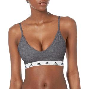 adidas Women’s Everyday Cotton Bra(Dark Grey Heather)