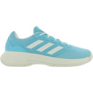 adidas Womens Gamecourt 2 WSneaker(Light Aqua/Off-white/Bright Red-blue)