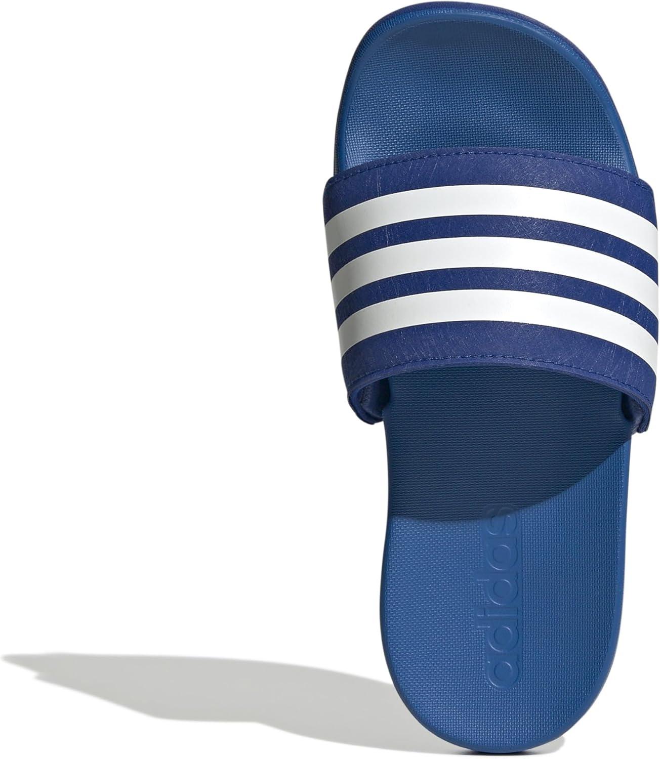 imageadidas Boys Adilette Comfort SlidesTeam Royal BlueWhiteBright Royal