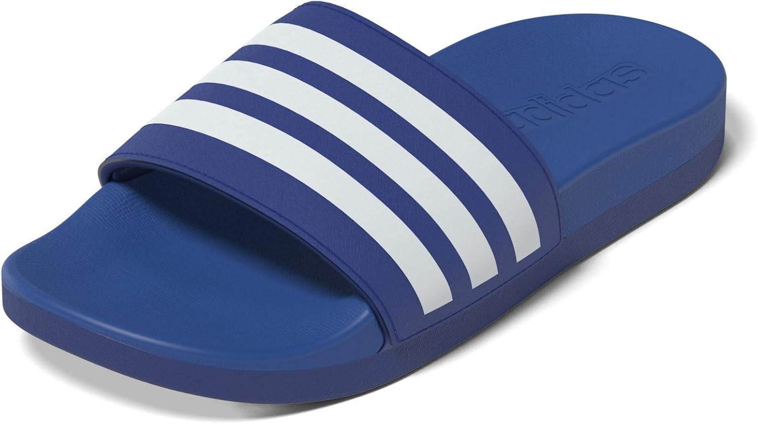 imageadidas Boys Adilette Comfort SlidesTeam Royal BlueWhiteBright Royal