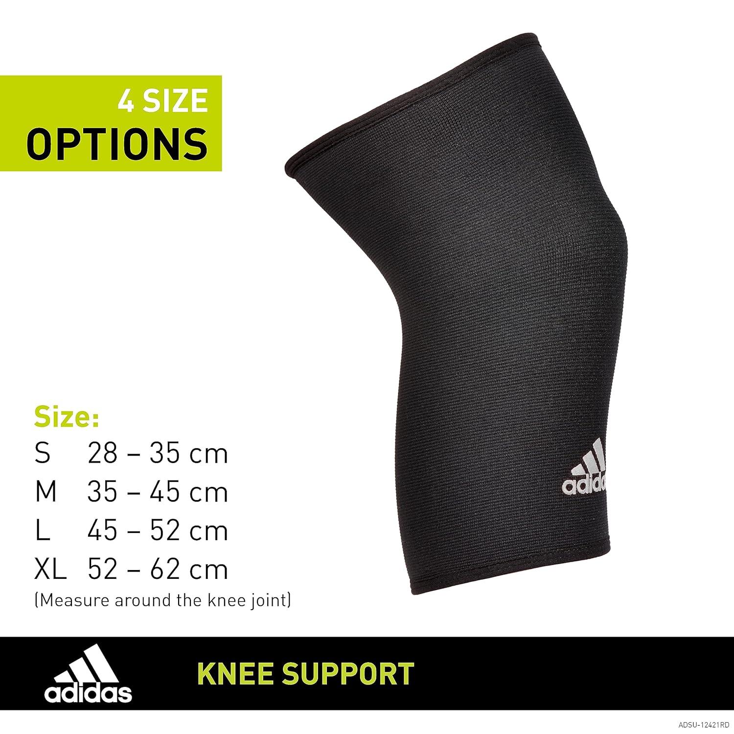 imageadidas Elbow Support Sleeve Seamless and Smooth Elbow Support for Training Competitions and General Fitness Ergonomic Design Nylon Trim Durable ampamp Breathable Black Red Logo Largeadidas Knee Support