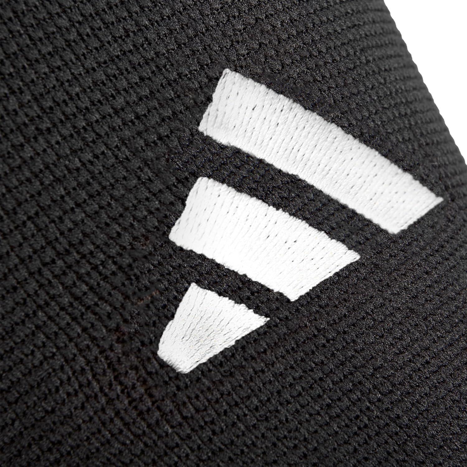 imageadidas Elbow Support Sleeve Seamless and Smooth Elbow Support for Training Competitions and General Fitness Ergonomic Design Nylon Trim Durable ampamp Breathable Black Red Logo Largeadidas Elbow Support