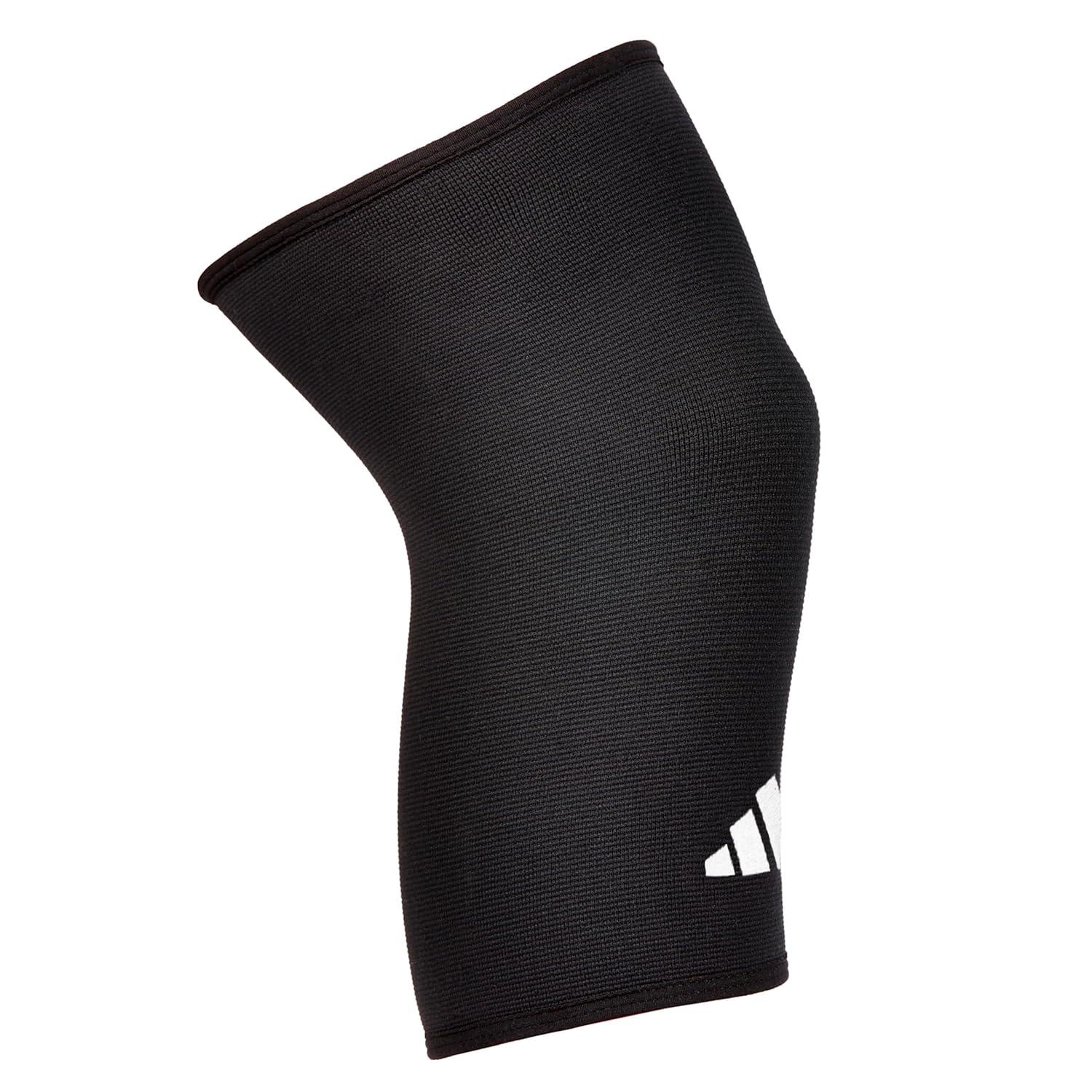 imageadidas Elbow Support Sleeve Seamless and Smooth Elbow Support for Training Competitions and General Fitness Ergonomic Design Nylon Trim Durable ampamp Breathable Black Red Logo Largeadidas Knee Support