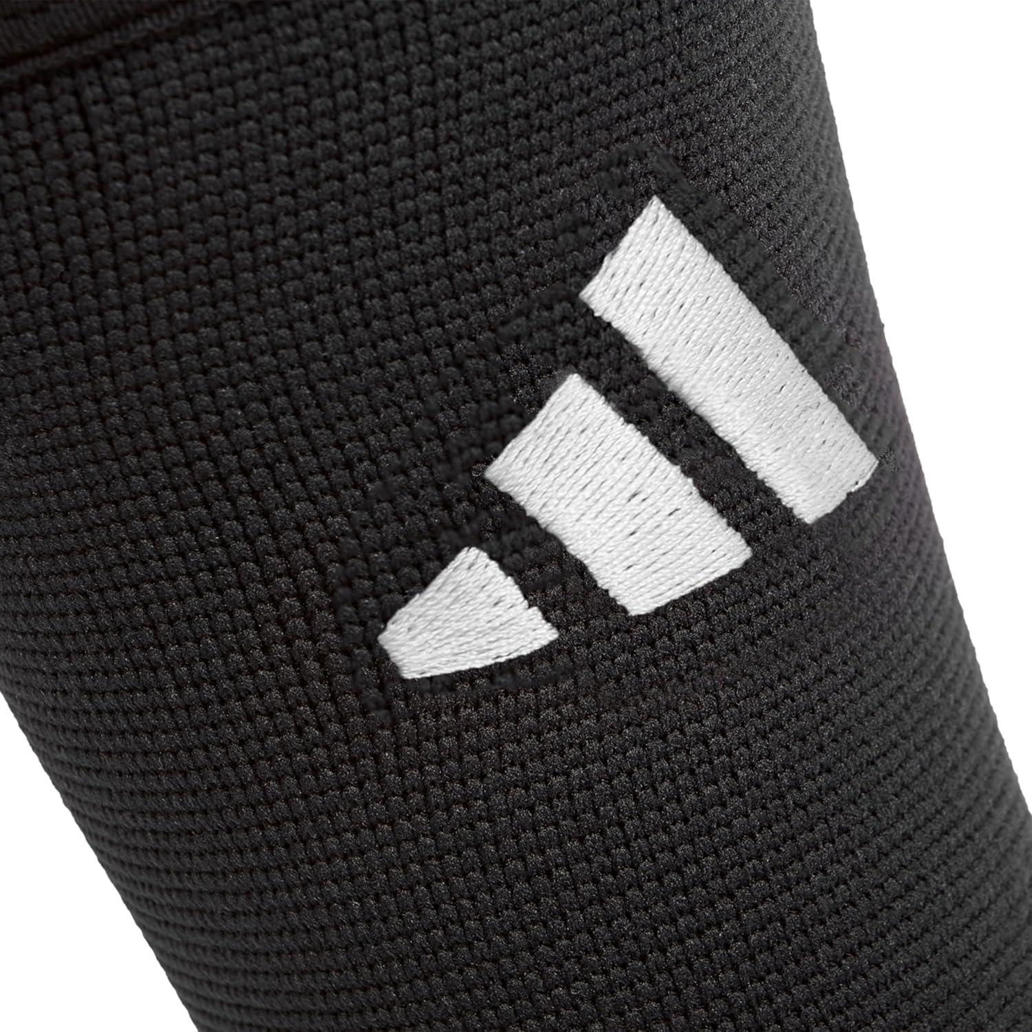 imageadidas Elbow Support Sleeve Seamless and Smooth Elbow Support for Training Competitions and General Fitness Ergonomic Design Nylon Trim Durable ampamp Breathable Black Red Logo Largeadidas Ankle Support