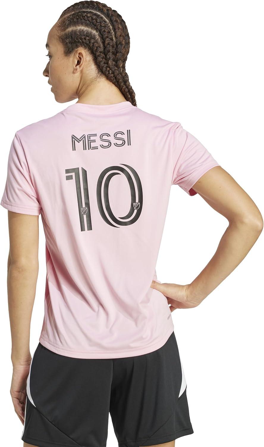 imageadidas MLS Womens Inter Miami Cf Messi Fan JerseyLight Pink