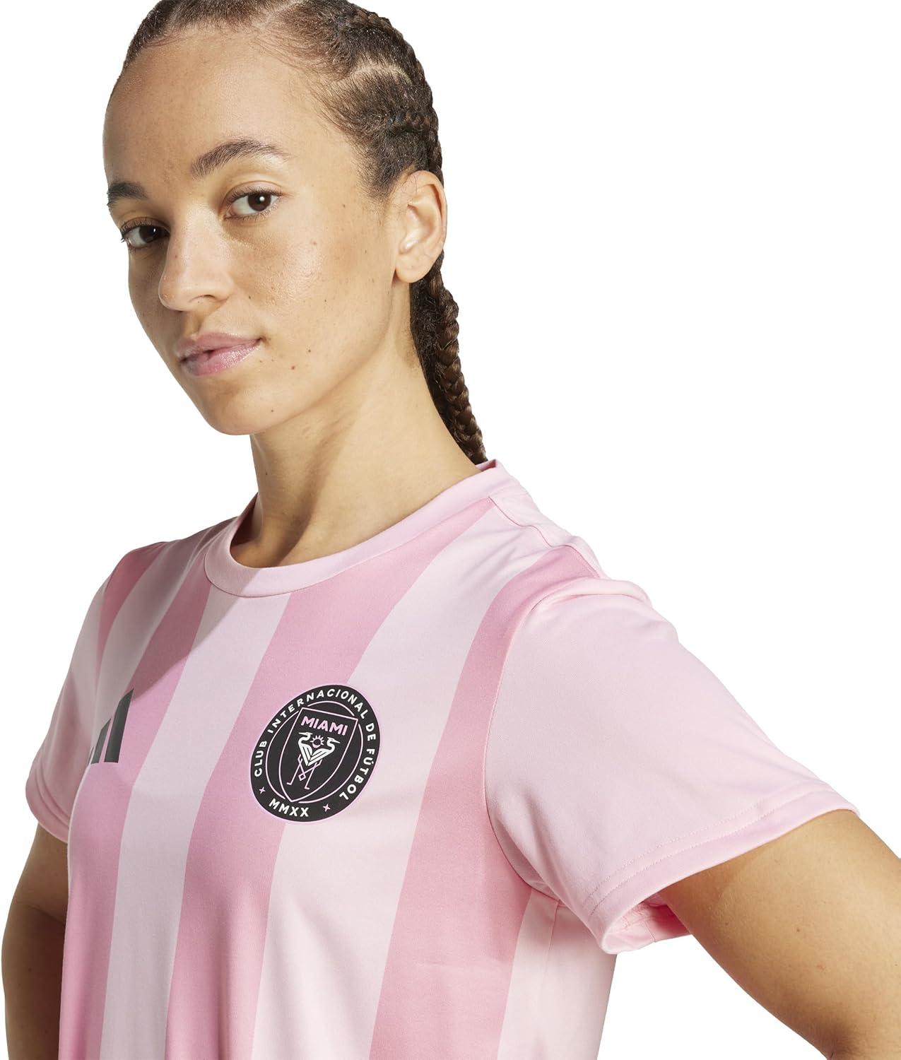 imageadidas MLS Womens Inter Miami Cf Messi Fan JerseyLight Pink
