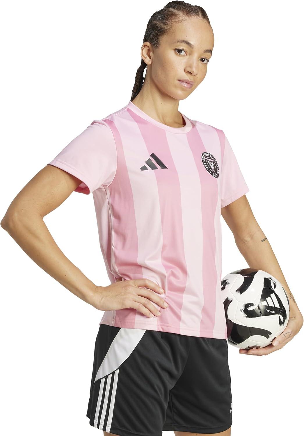 imageadidas MLS Womens Inter Miami Cf Messi Fan JerseyLight Pink