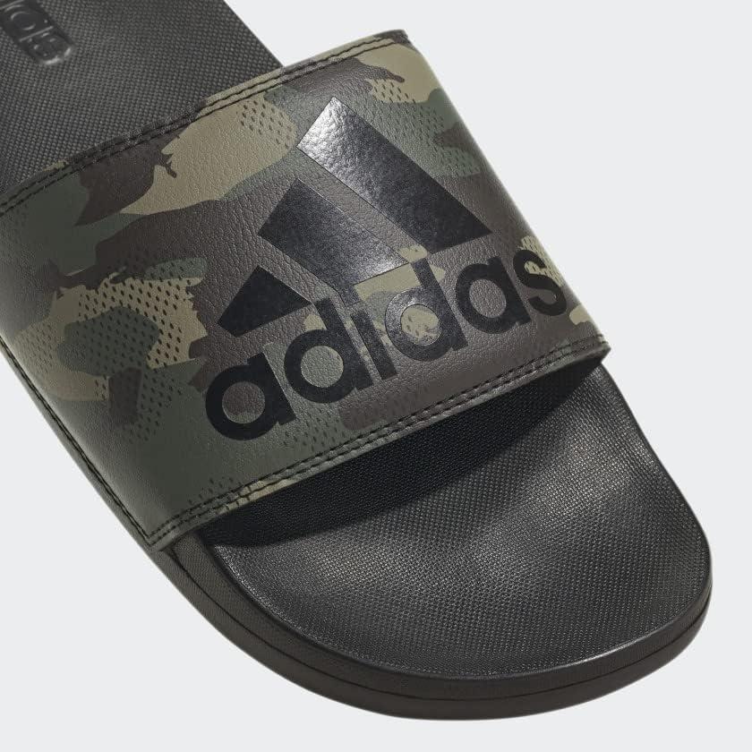 imageadidas Mens Adilette Comfort Slide Casual Sandals Casual WhiteCore BlackCore BlackCarbon