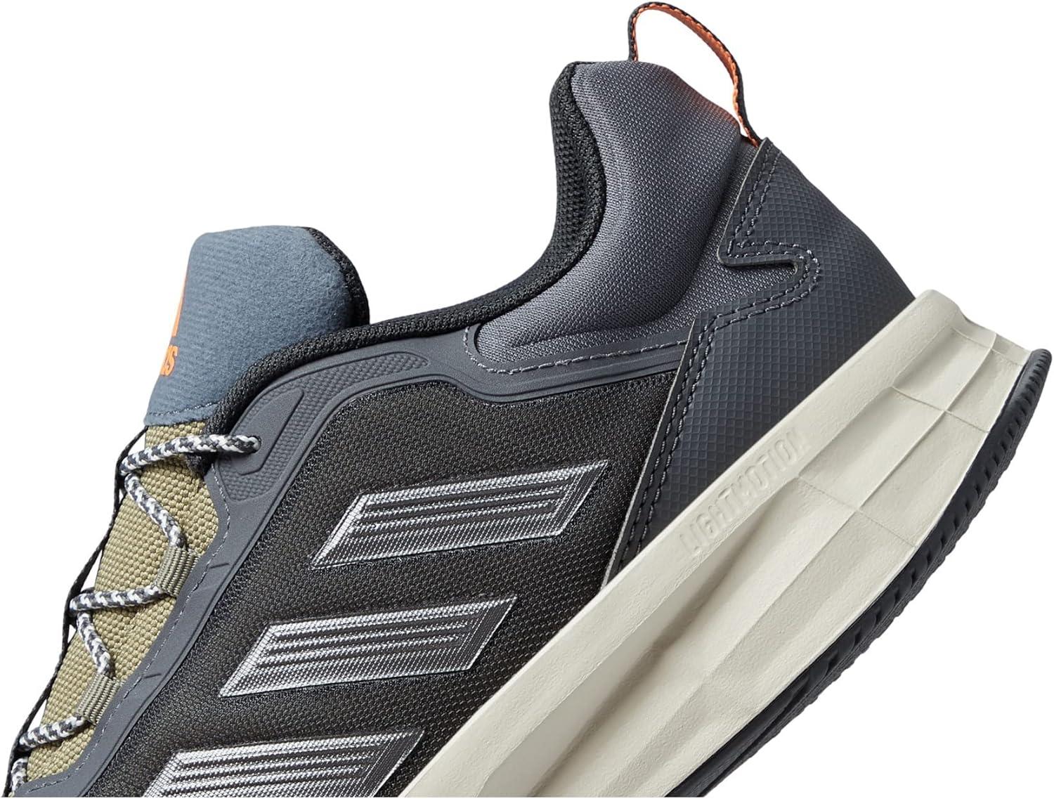 imageadidas Mens Duramo Protect Running ShoeGrey Fiveiron Metallicbeam Orange