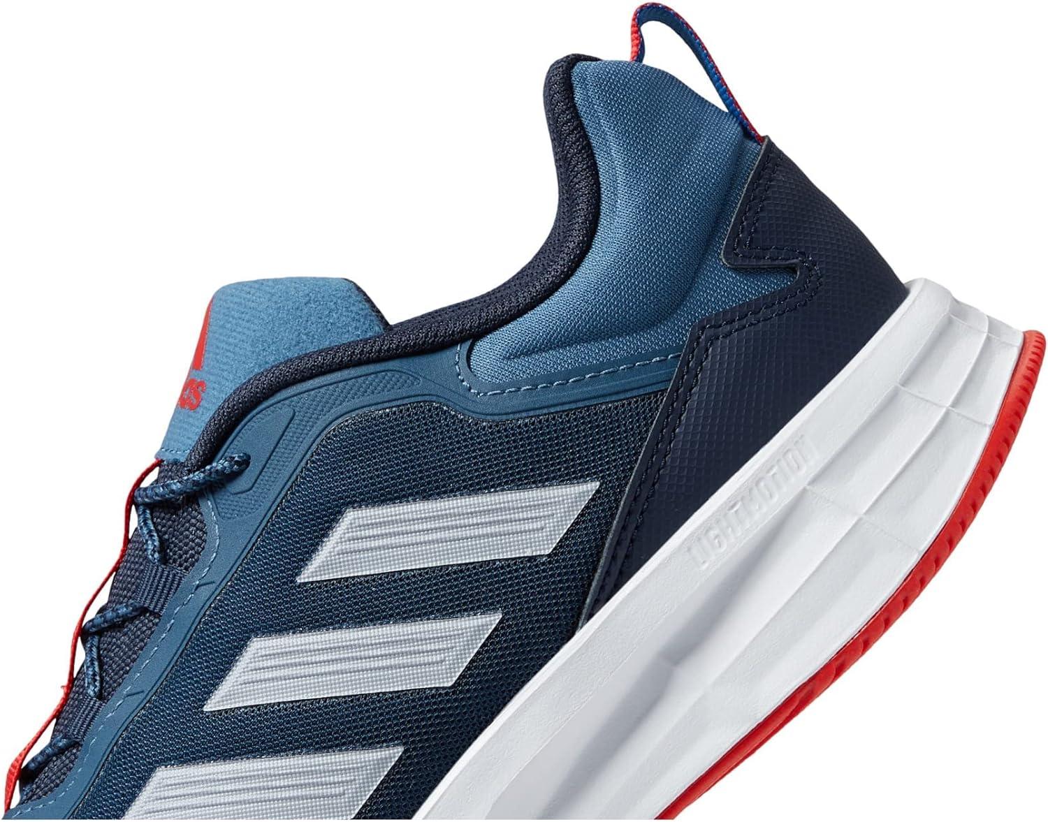 imageadidas Mens Duramo Protect Running ShoeWonder SteelHalo SilverVivid Red