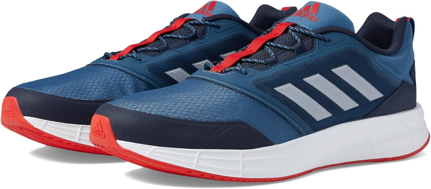 imageadidas Mens Duramo Protect Running ShoeWonder SteelHalo SilverVivid Red