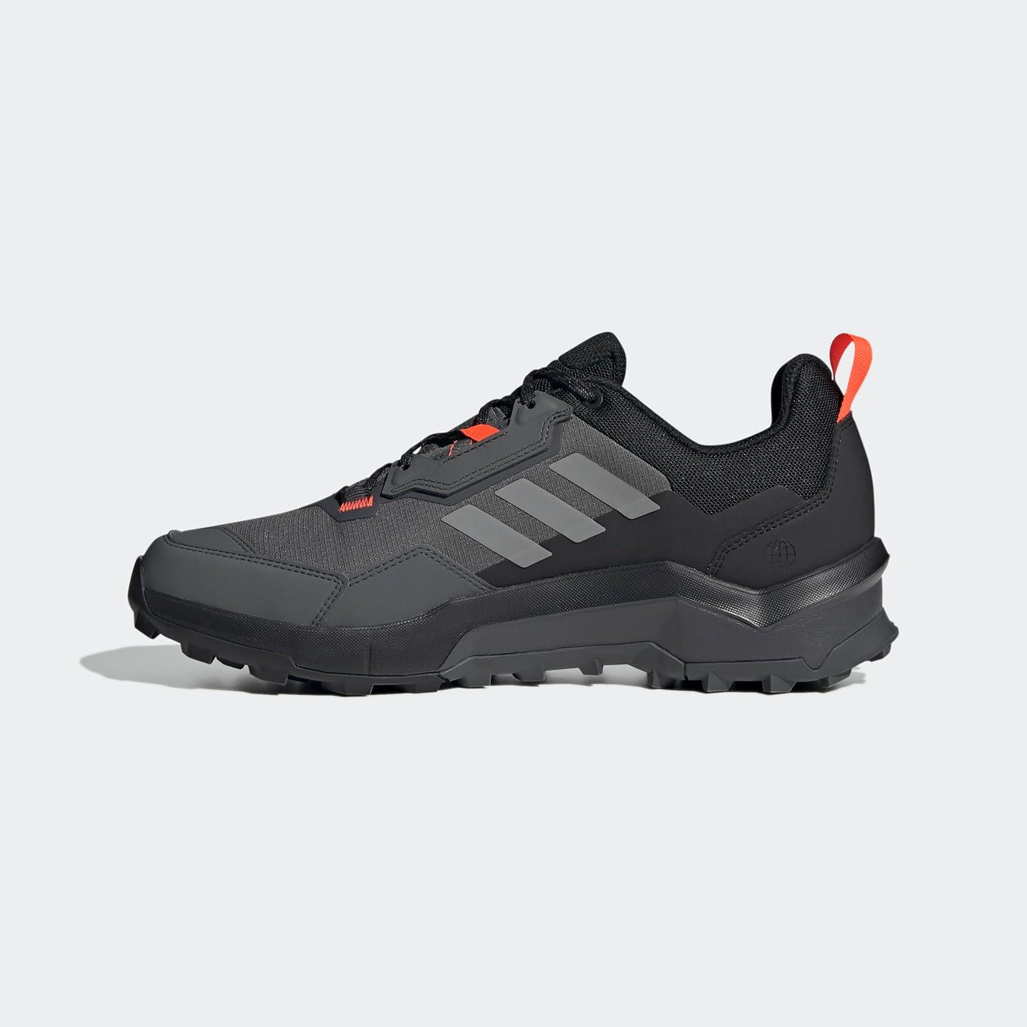 imageadidas Mens Terrex Ax4 Goretex Hiking SneakerGreyGreySolar Red