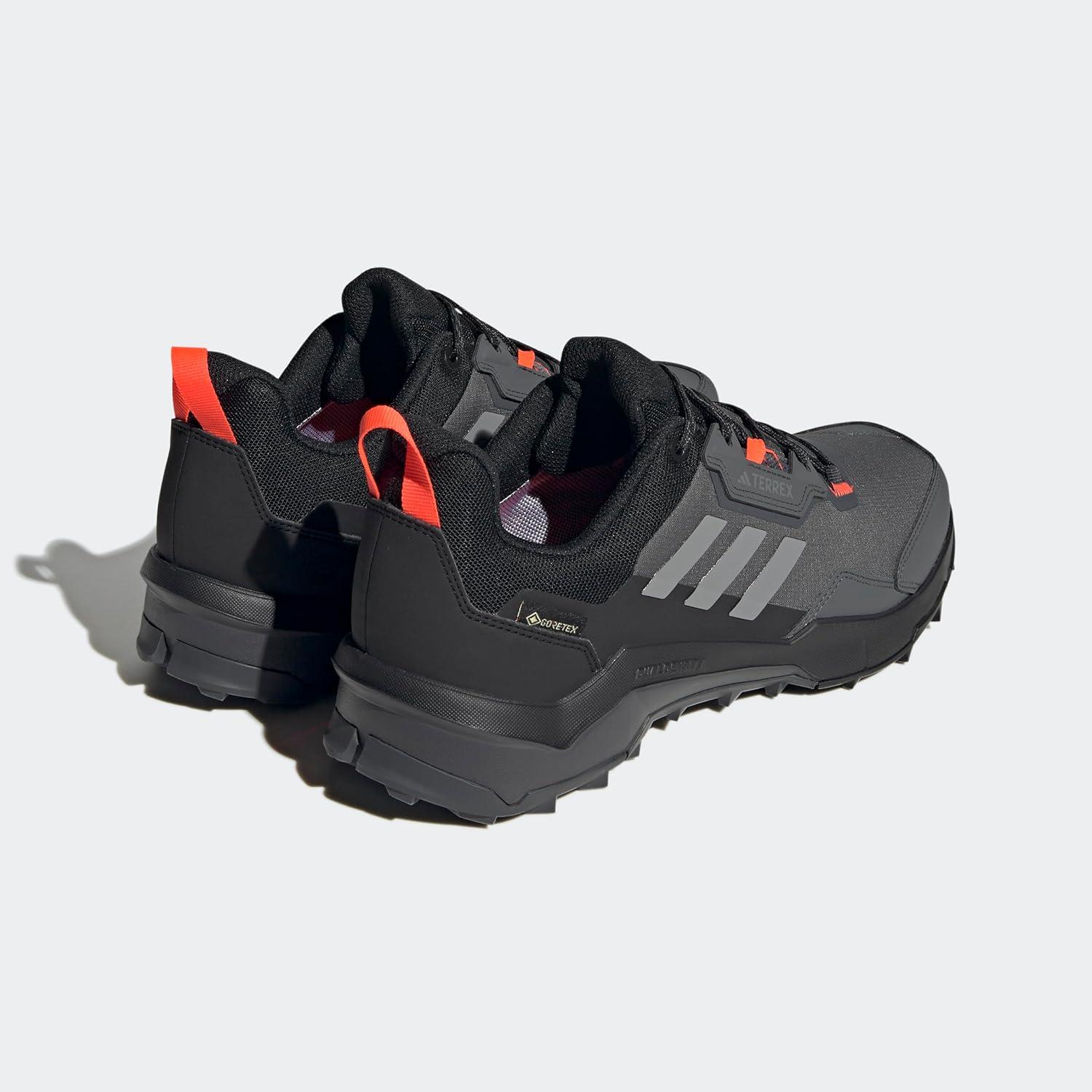 imageadidas Mens Terrex Ax4 Goretex Hiking SneakerGreyGreySolar Red