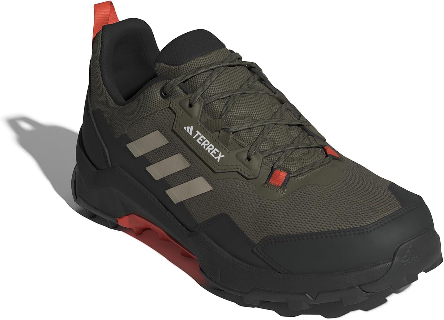 imageadidas Mens Terrex Ax4 Hiking SneakerOlive Strata Wonder Beige Core Black