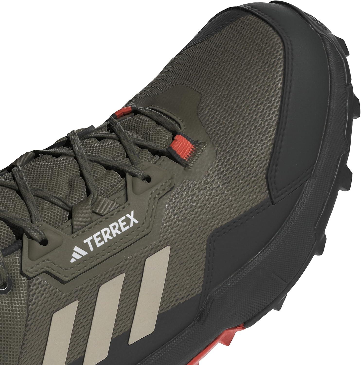 imageadidas Mens Terrex Ax4 Hiking SneakerOlive Strata Wonder Beige Core Black
