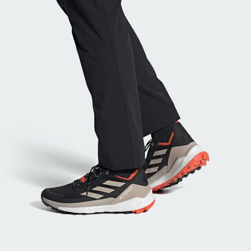 imageadidas Mens Terrex Free Hiker 20 SneakerBlackWonder BeigeSemi Impact Orange