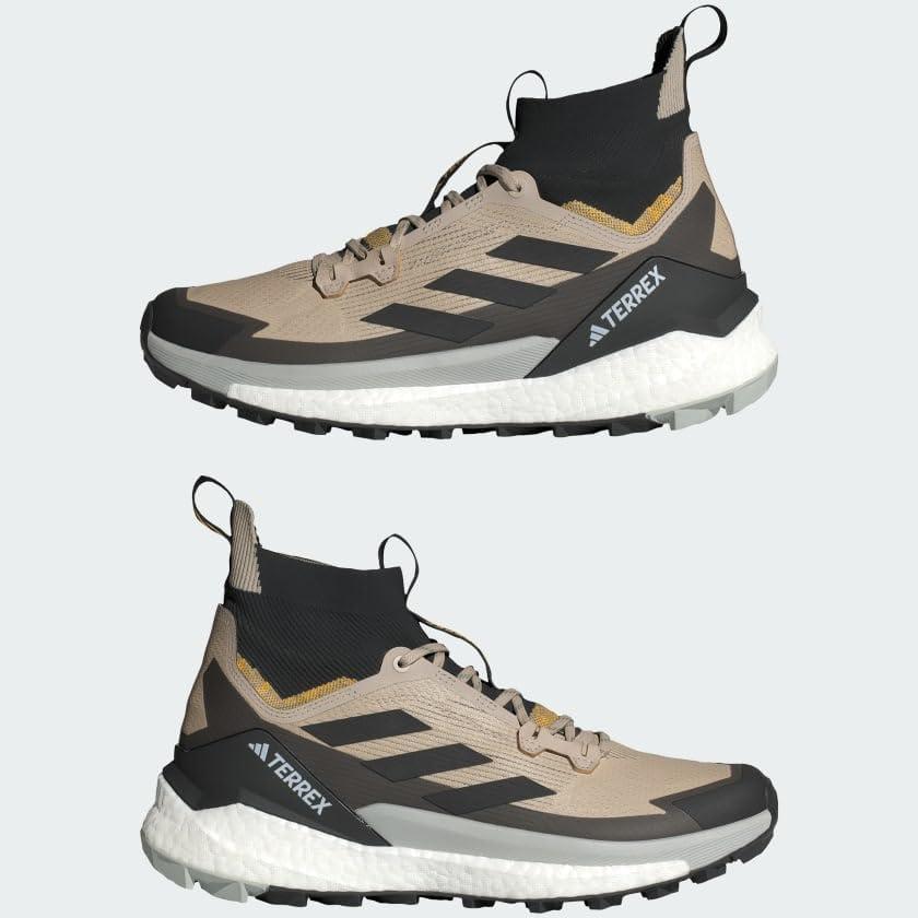 imageadidas Mens Terrex Free Hiker 20 SneakerWonder BeigeBlackSemi Spark