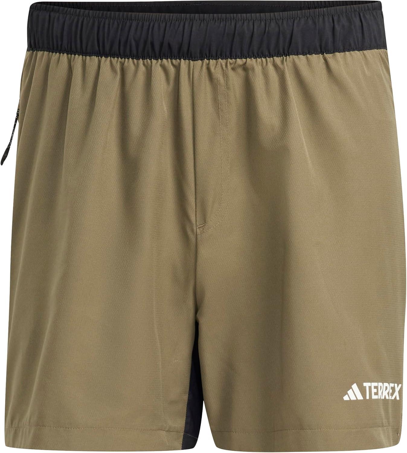 imageadidas Mens Terrex Multi Athletic Shorts Trail Running Casual Bottoms Casual Comfort Technology BlackOlive Strata 5