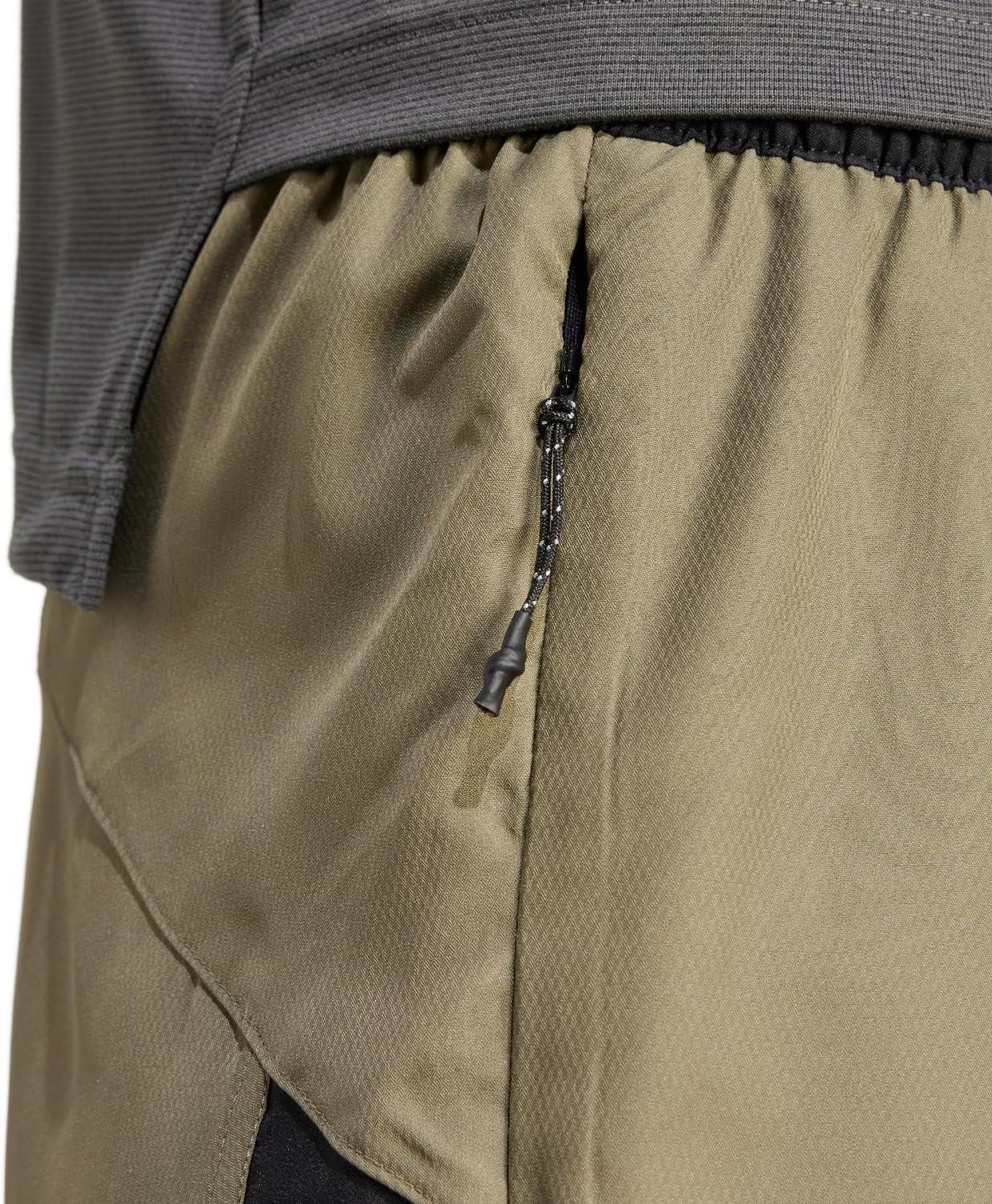 imageadidas Mens Terrex Multi Athletic Shorts Trail Running Casual Bottoms Casual Comfort Technology BlackOlive Strata 7