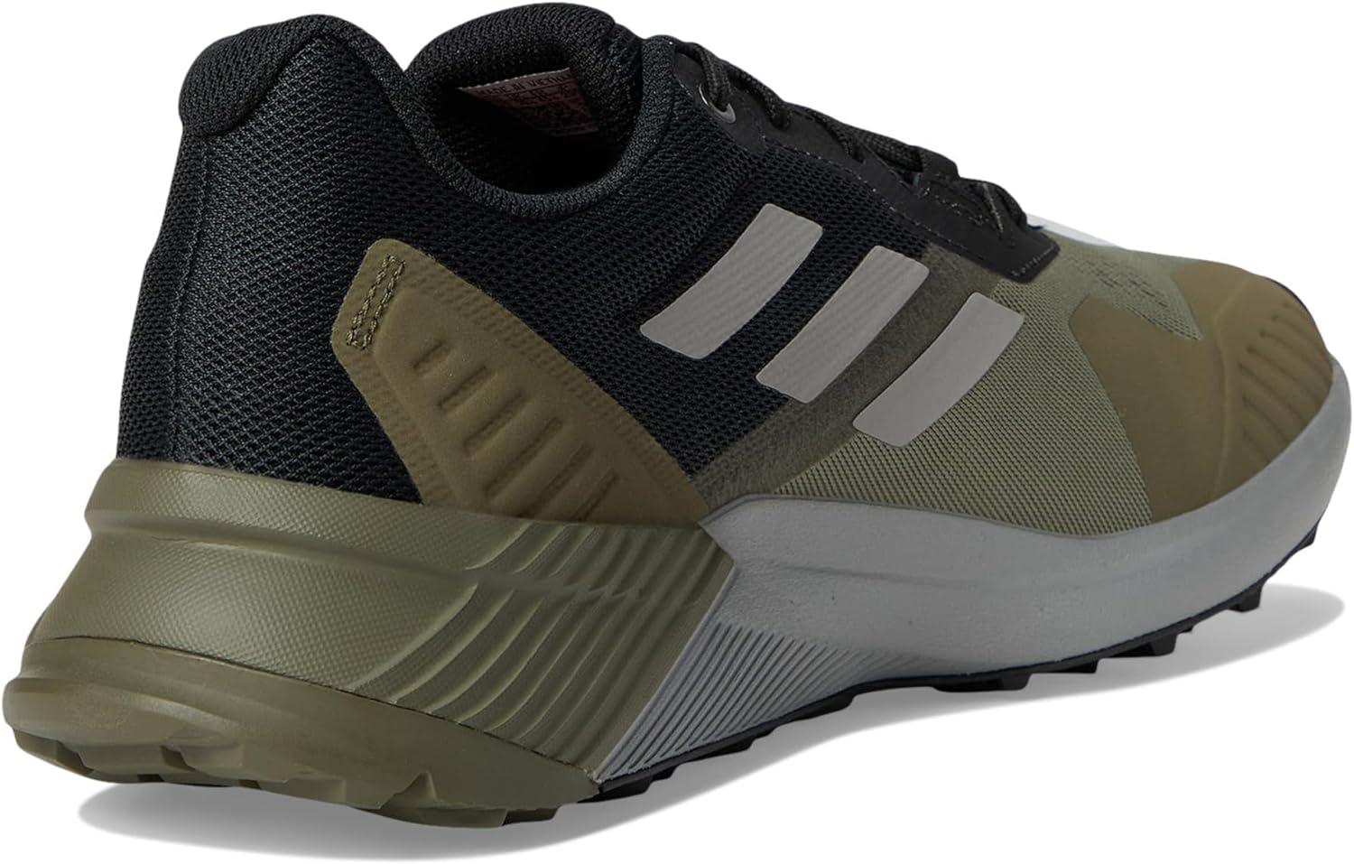 imageadidas Mens Terrex Soulstride RainRDY SneakersOlive StrataSolid GreyBlack